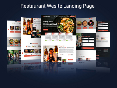 Restaurant website design app app design design graphic design ux web design
