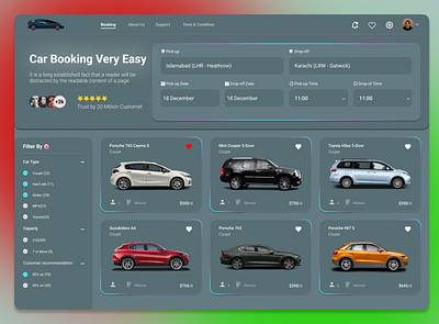 Car Booking Dashboard app app design branding dashboard design graphic design illustration logo ui ux web design