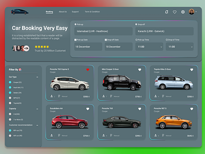 Car Booking Dashboard