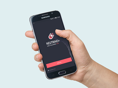 Neutrino+ android branding logo mobileapp socialapp