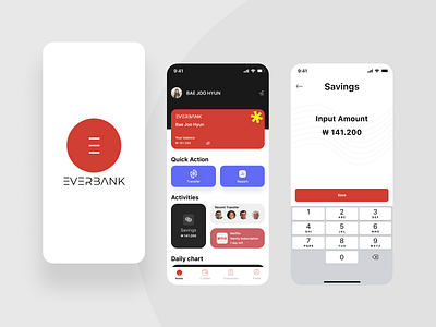 Everbank - Mobile Banking banking app daily challenge mobile app ui