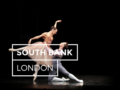 South Bank London ballerina branding concept debut logo photoshop