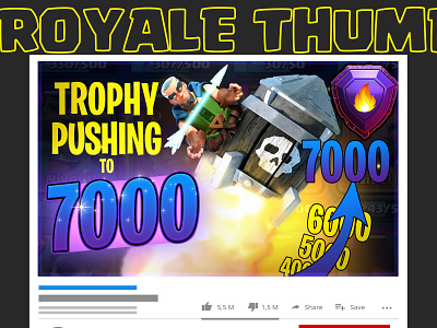 Clash royale thumbnail designed by nafaydesigner. anime attractive designs christmas design designs fiverr gaming thumbnails graphic design posts reelcovers socialmedia thumbnaildesigns thumbnails thumbnailscovers videocovers