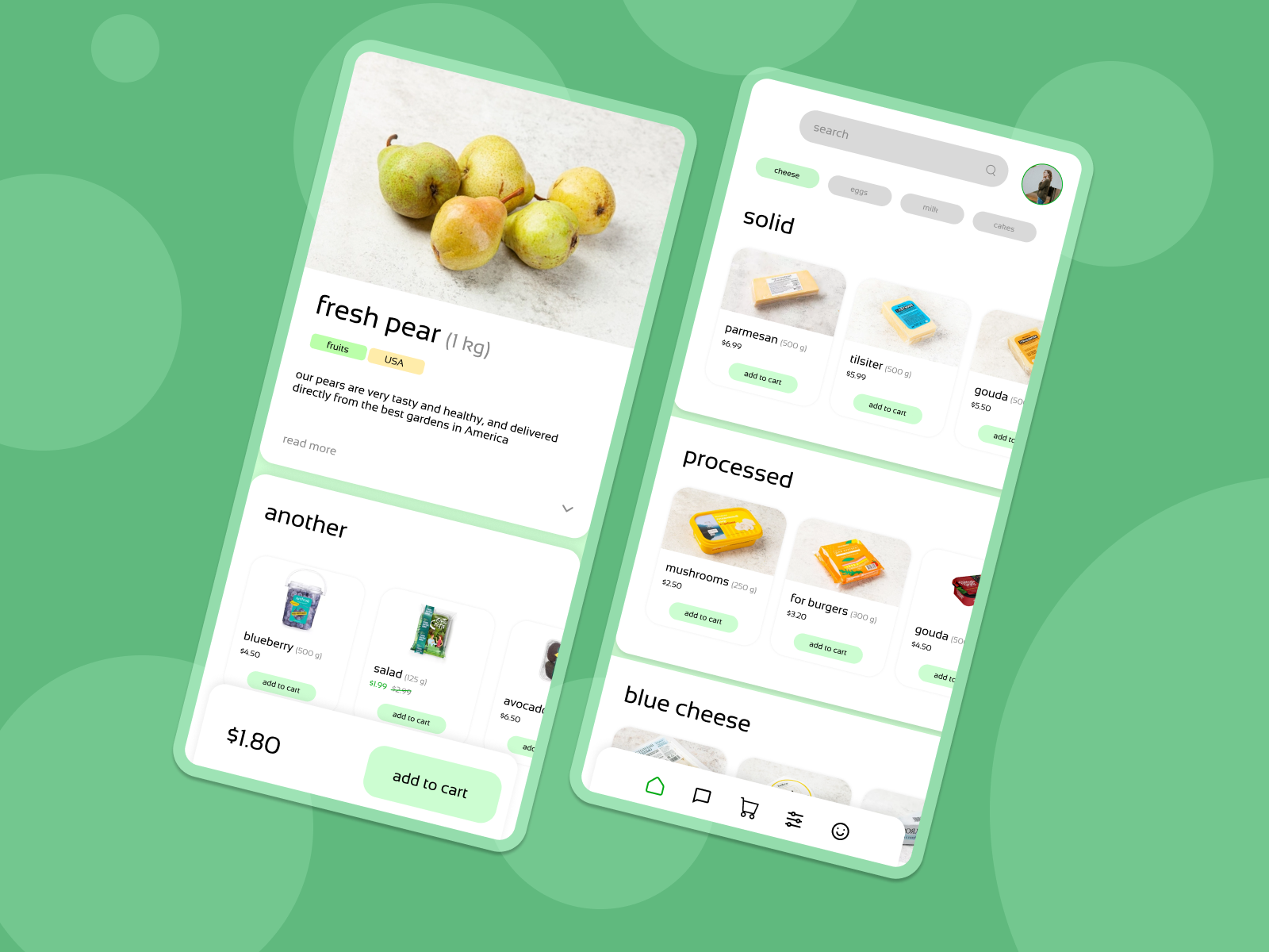 Vegetarian App Concept by AIFOS on Dribbble