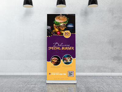 Restaurant Roll up banner