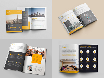 Corporate Brochure annual report bifold brochure branding brochure design business clean company brochure company presentation company profile corporate creative identity infographics informational magazine minimal brochure minimalist modern professional proposal template