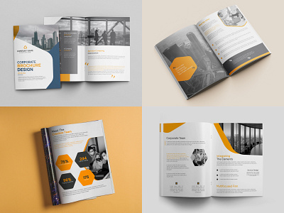 Corporate Magazine Brochure annual report bifold brochure branding brochure design business clean company brochure company presentation company profile corporate creative identity infographics informational magazine minimal brochure minimalist modern professional proposal template