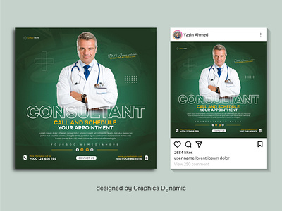 Doctor Social media post ads ads banner banner design branding clinic post daily post banner dentist post digital markting doctor covid 19 fb ad banner google ad banner health post instagram banner medical instagram medical social media promotion banner social banner social media ad banner social media banner twitter banner