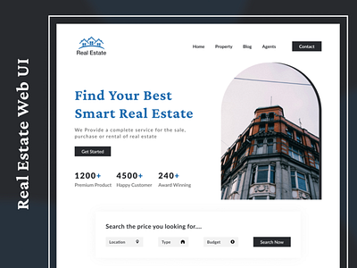 Real Estate Web UI design realestate redesign ui web