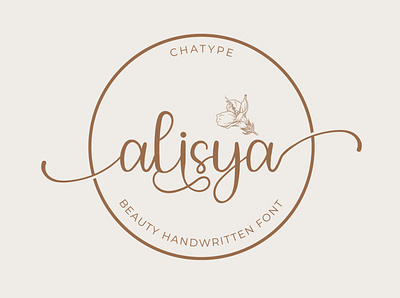 alisya Font beauty branding calligraphy design font graphic design handwritten illustration logo motion graphics script
