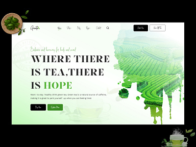 Greenta- Organic Green Tea Website