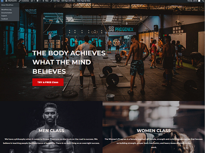 Gym Landing Page By Hassan Raza