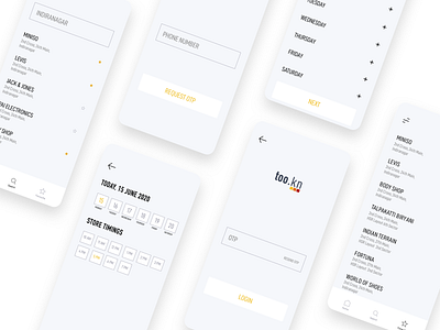 Too.kn - Book a Tokan for social distancing app bangalore concept corona covid covid19 design flat ios minimal mobile mobile product social distancing token typography ui uiux ux