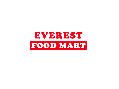 Everest Food Mart branding design graphic design illustration logo surf typography vector