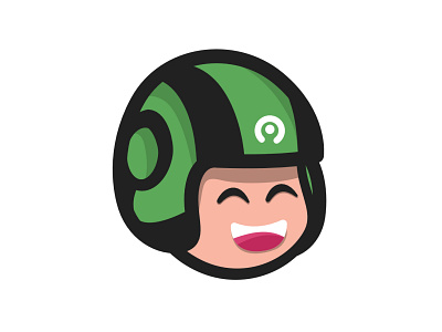 Drivers Gojek Chubby avatar chubby illustration vector