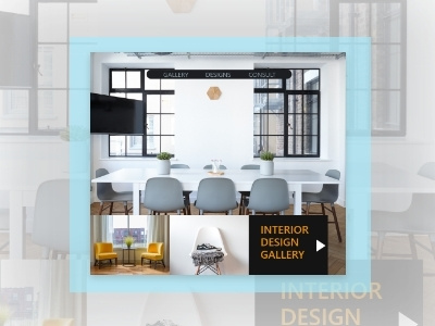 Interior Design Gallery app design desktop exhibition form furniture interface interior ui user ux