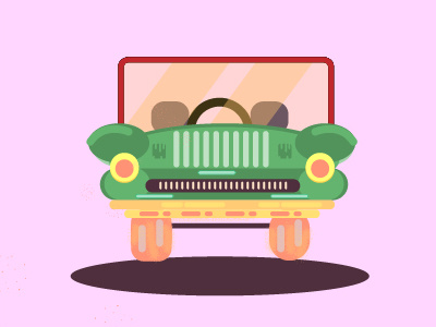 New Car Experience kart mario luigi game studio fireart design character car illustration 2d