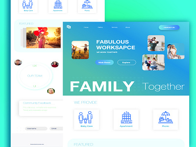 Family Landing Page