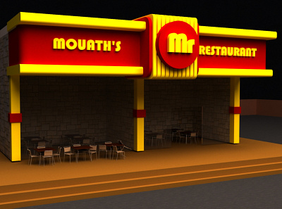 MOUATH RESTAURANT 3d