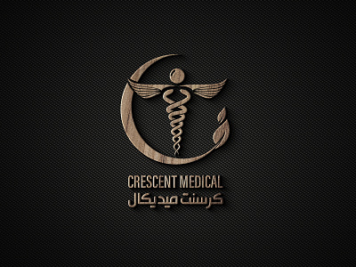 CRESCENT MEDICAL 3d branding graphic design logo ui