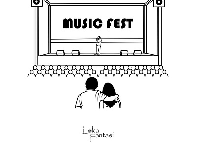 Concert (Konser) - Illustration