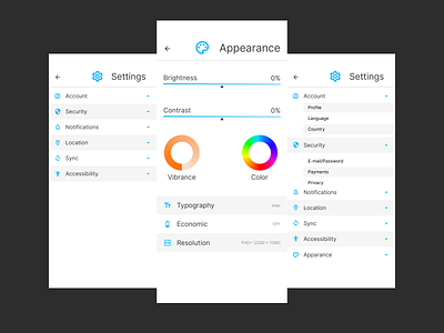 Daily UI 007 - Settings