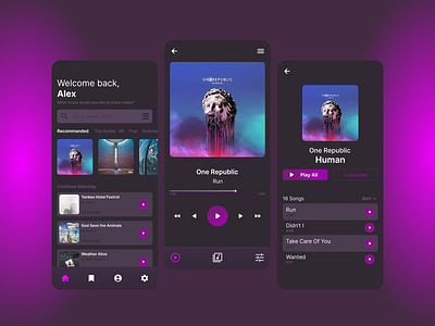 Daily UI 009 - Music Player challenge dailyui design graphic design ui ux