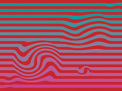 swirlydoooooo abstract illustrator neon pattern stripes swirls vector warped
