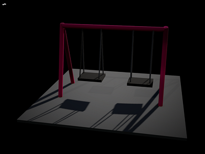 Swing Model #3D #Modelling 3d design illustration