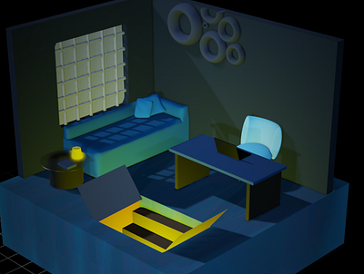 Living room 3D illustration #3D #illustration 3d design illustration