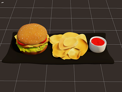 Burger!
#3D #modelling