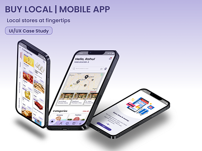 Buy Local app design ecommerce ui ux