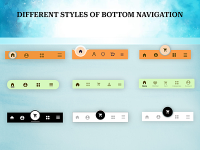 Bottom Navigation UI bottom navigation ui
