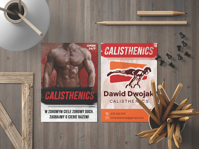 Calisthenic Flyer brochures design flyer graphic design illustrator photoshop