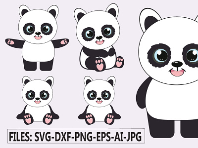 Panda Vector design graphic design illustration logo typography vector