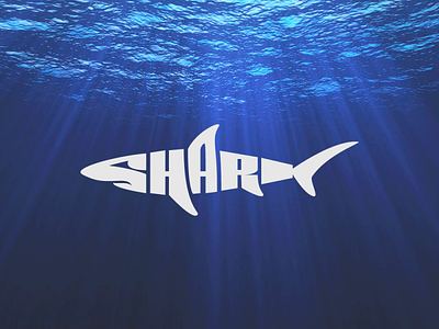 Shark Logo design graphic design illustration logo logotype typography vector