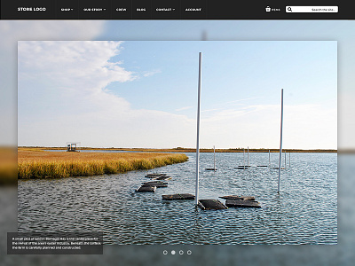 Full Screen Photo Gallery gallery landscape photo web design website