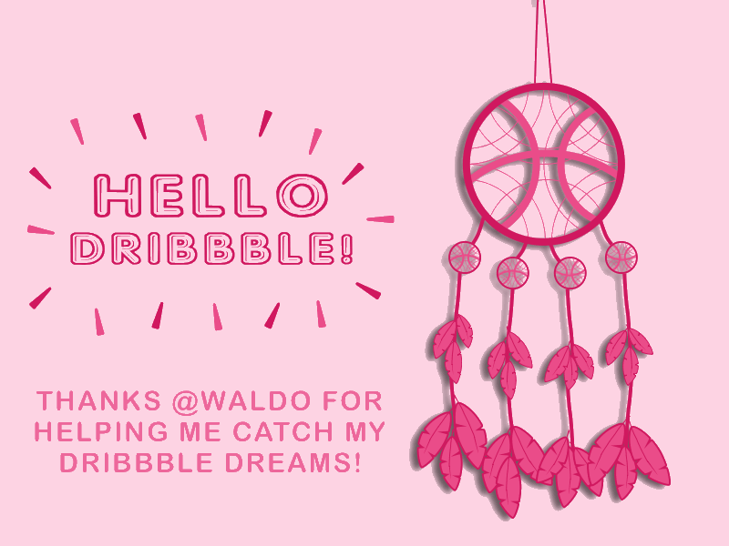 Catching my Dribbble dreams! animated dream first shot gif