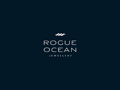 Logo design / Rogue Ocean brand design branding design graphic design jewellery brand jewellery shop jewelry shop logo vector