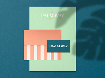 The Palm Way — Motel & Bungalows, Concept 1 Stationery