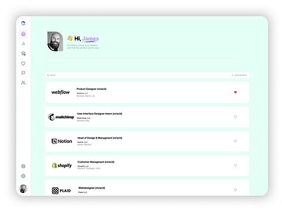 Job Listing UI Design