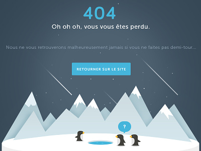404 🐧 404 error found illustration missing not page penguin ui