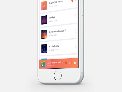 Player 🎶 app gradient ios music player simple ui