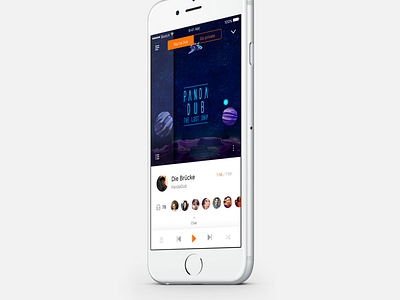 Stream Player 🎵 app interface ios music player ui ux