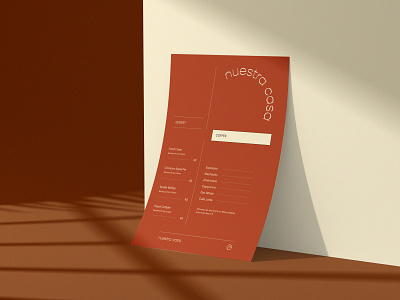 Nuestra Casa | Cafe branding design graphic design logo