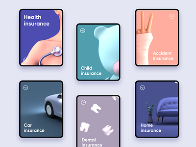 Insurance Categories backgrounds car insurance cards cards design cards ui categories health health insurance insurance insurance company options paintings posters screens selction select spalsh screen