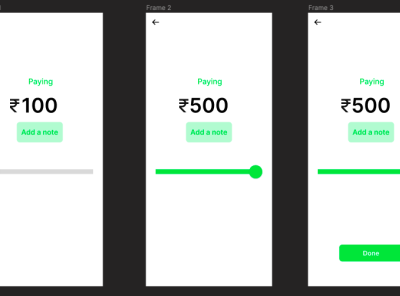 Money transfer ui