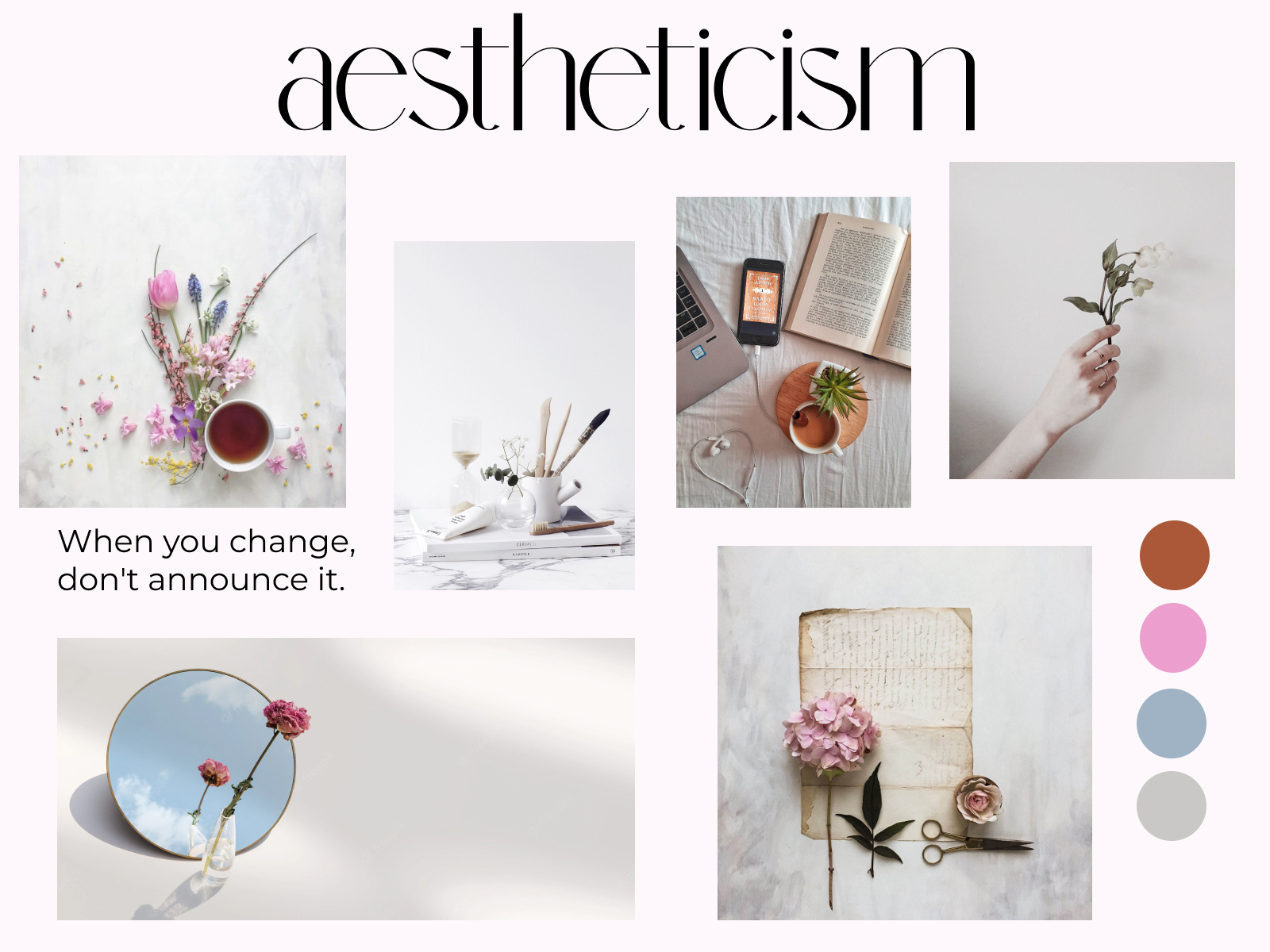 Aesthetic Moodboard by Ana David's on Dribbble