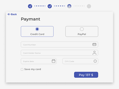 DailyUI 002: Credit Card Checkout Form dailyui design ui ux