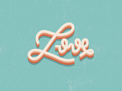 LOVE hand lettering customlettering design digital 2d fun graphic illustration simple typography vector vector art